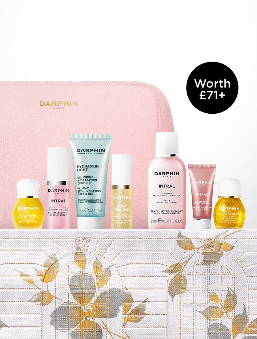 Image of Darphin's Soothing skincare Bundle and Youth-Boosting skincare bundle